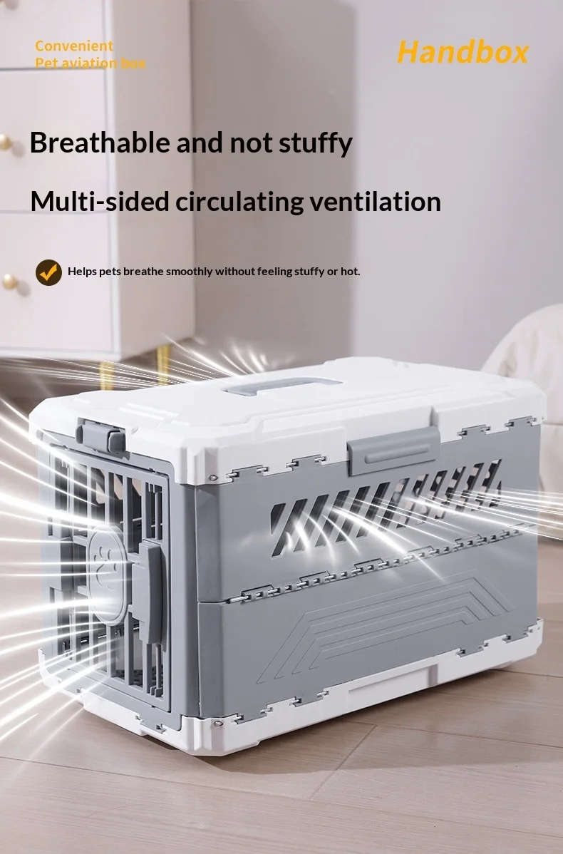 Transportín en modo plegado