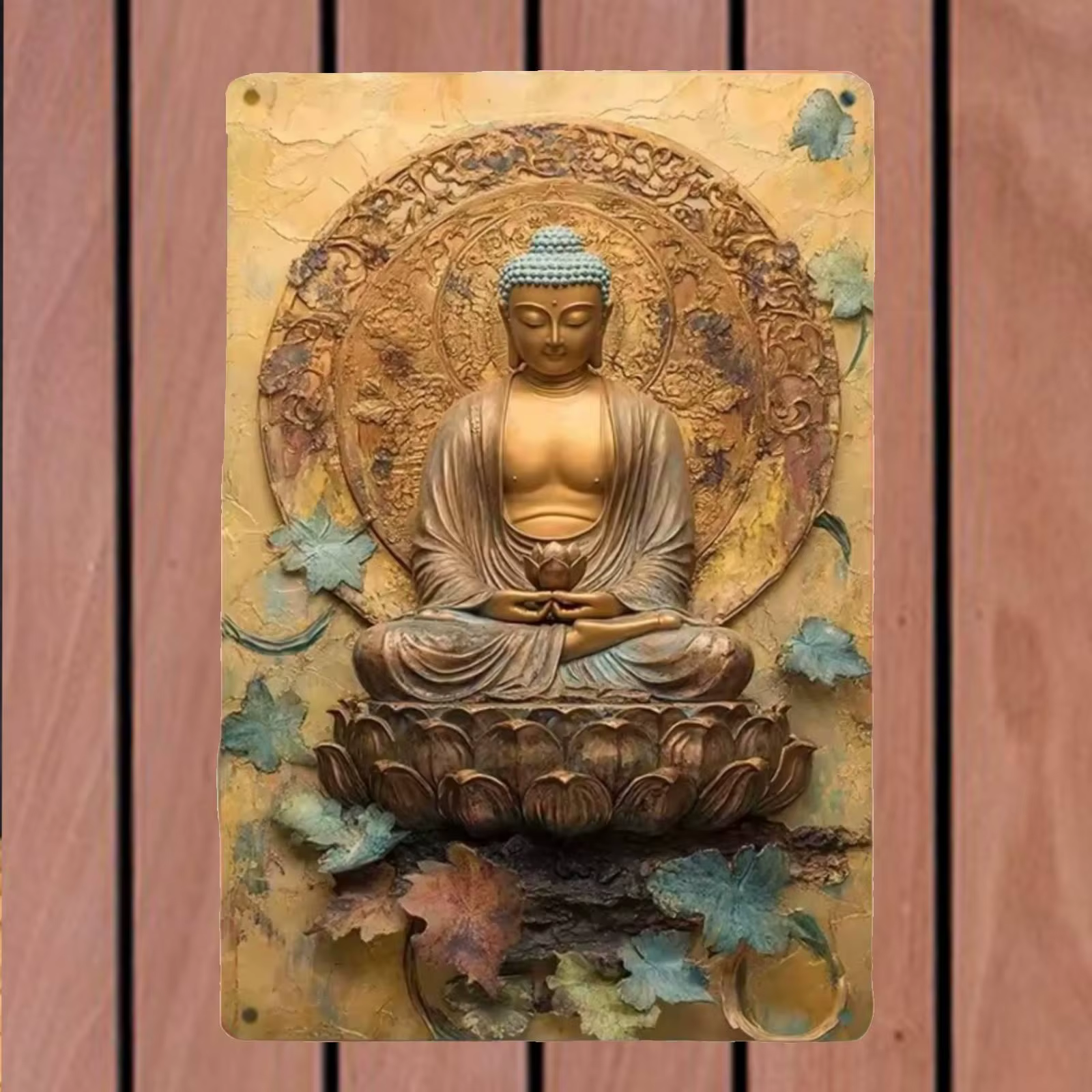 Decoración de pared para gatos y perros: Buda 2D meditación - imagen 5