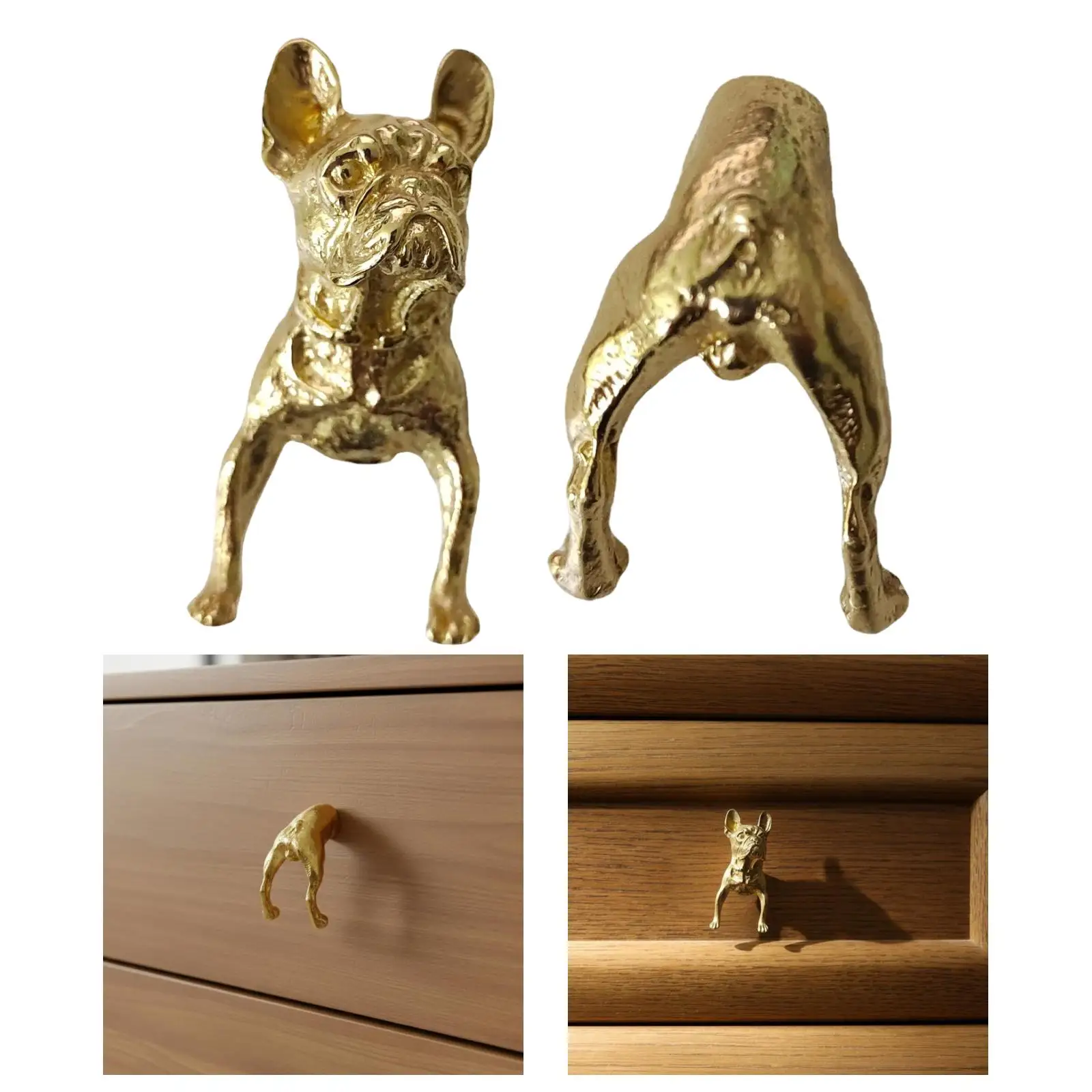 Tirador decorativo de latón de repuesto para muebles, hogar de mascotas - imagen 4