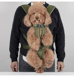 Mochila transportadora transpirable para perros, viajes al aire libre
