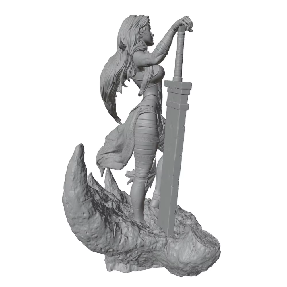 Figura femenina de resina para montar y pintar - imagen 4
