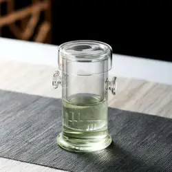 Tetera té Kung Fu vidrio resistente – Con infusor 5 uds