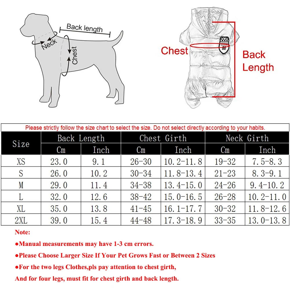 Chaqueta impermeable para perros pequeños y medianos – Abrigo cortavientos de invierno - imagen 5