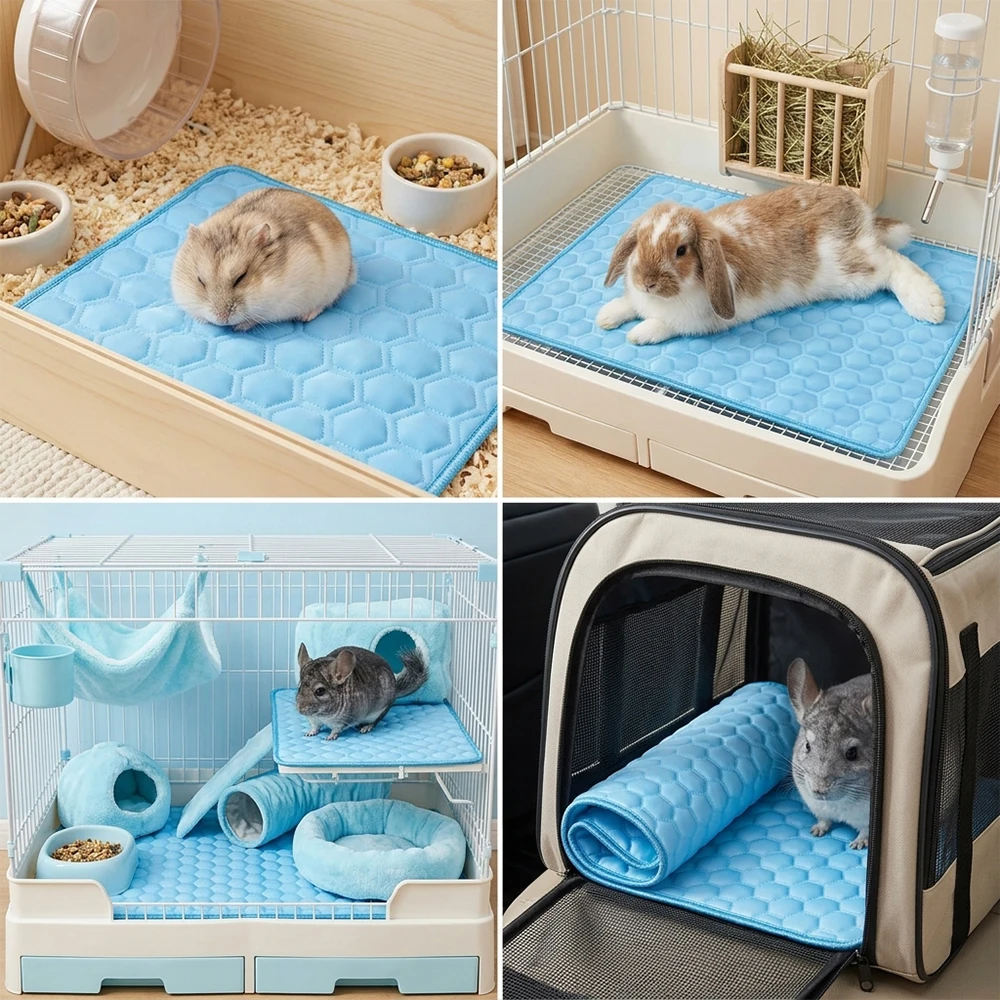 Colchoneta refrescante apta para animales pequeños