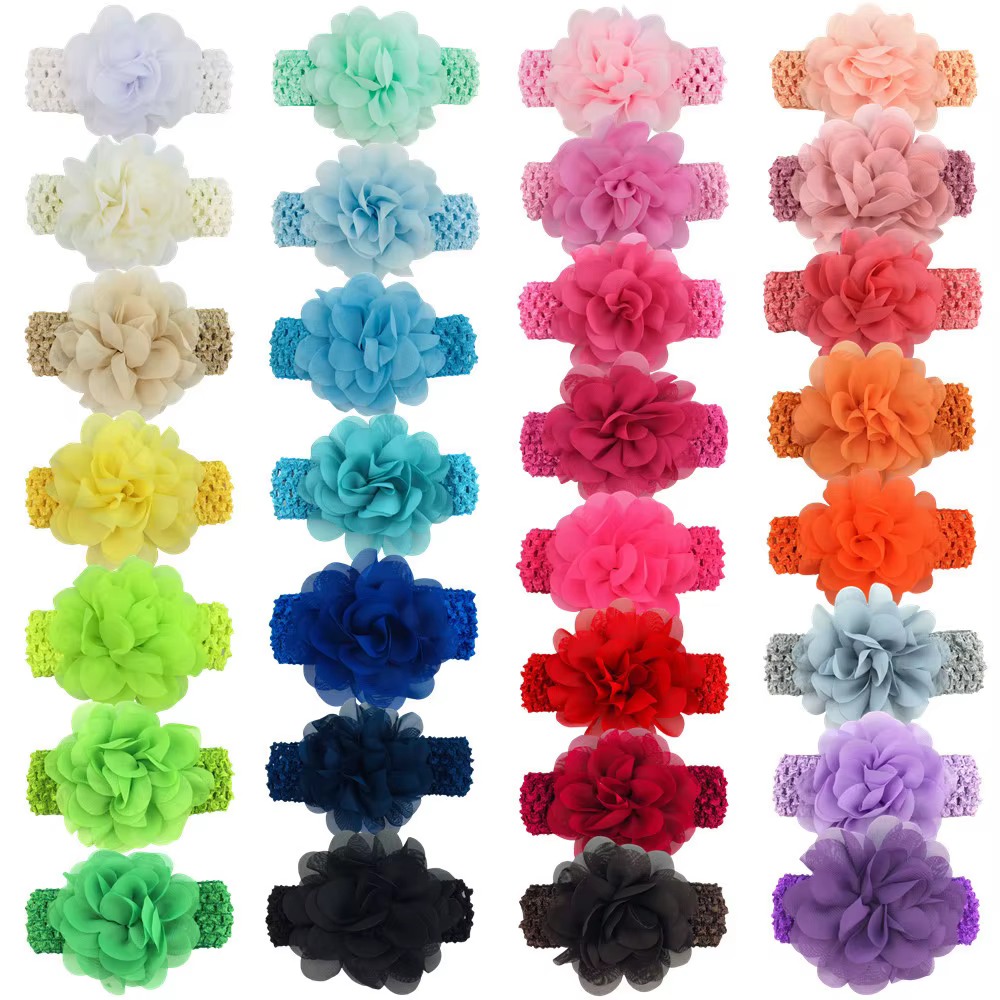 Diademas florales para perros – Lazos elásticos coloridos de cachorro - imagen 4