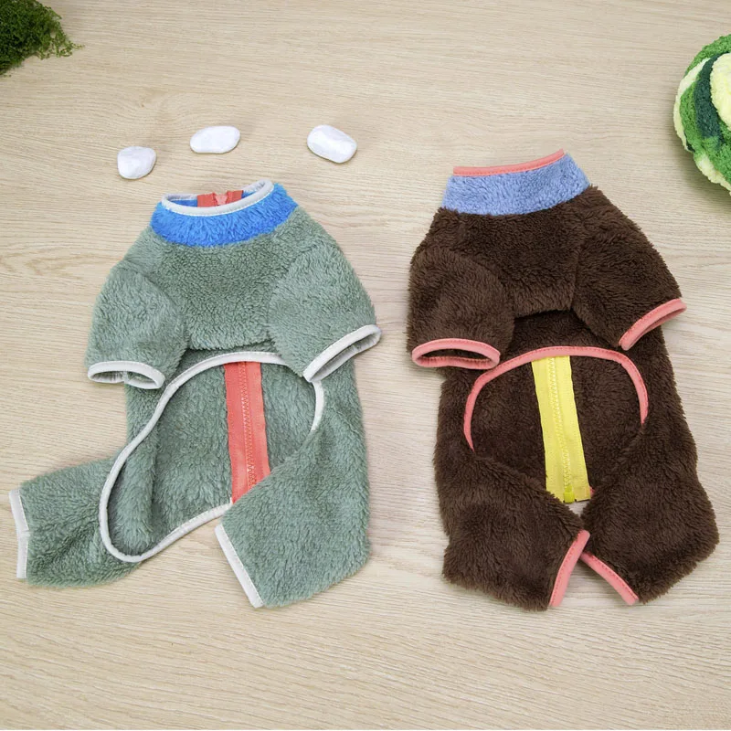 Mono con cremallera para perros pequeños – Abrigo 4 patas cálido para Yorkshire - imagen 5