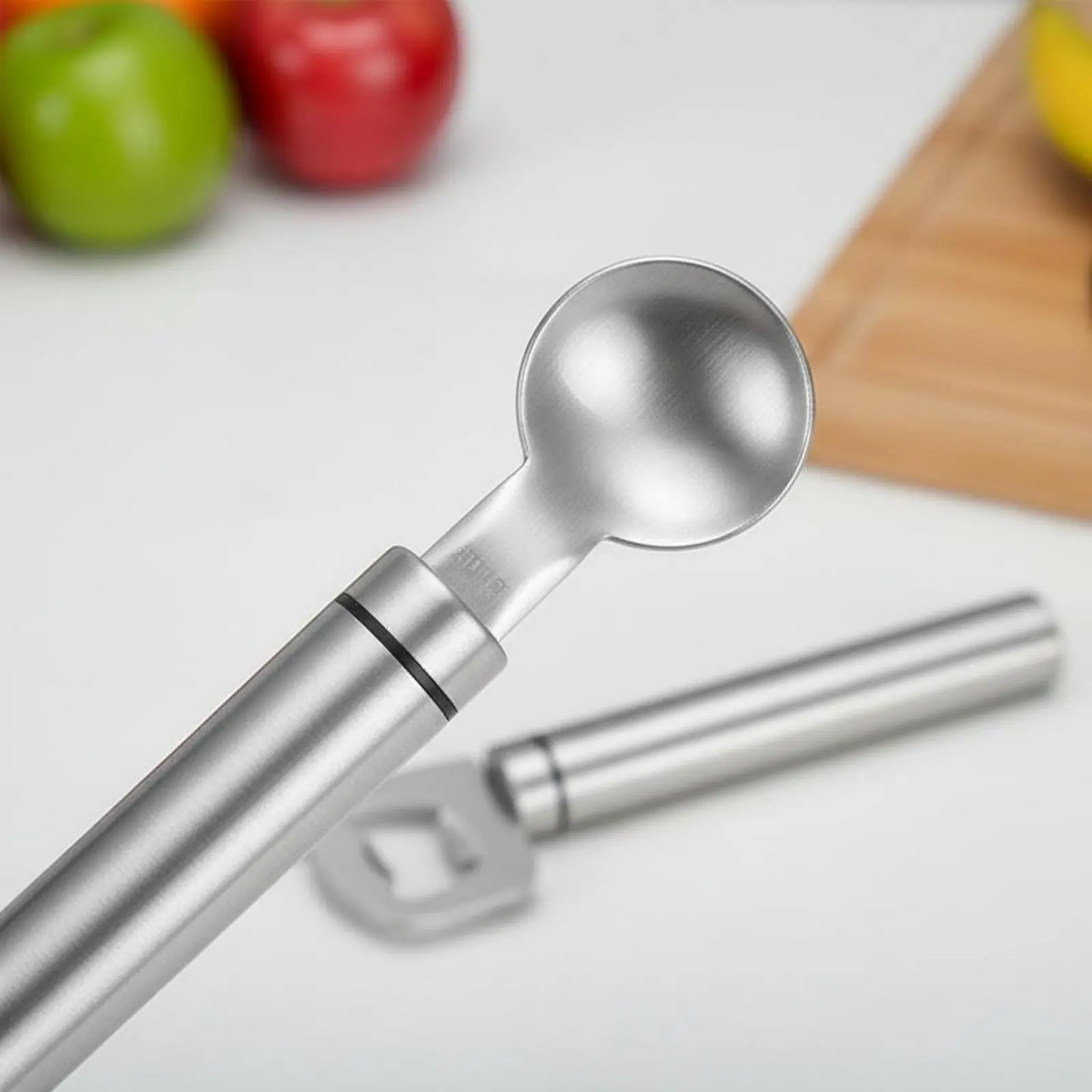 Cortador de frutas exóticas con cuchara, para gatos y perros - imagen 2