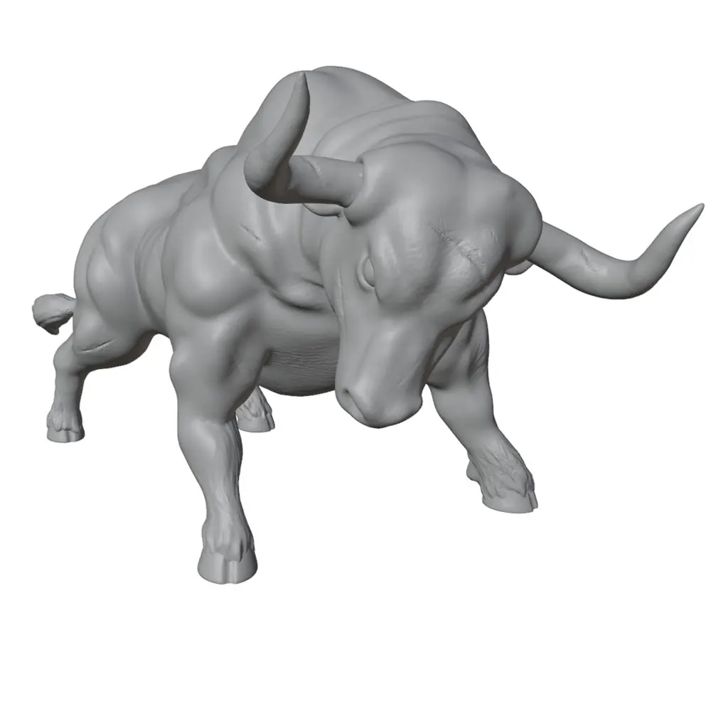 Miniatura Toro Resina 3D sin Pintar para Juegos de Rol y Coleccionismo - imagen 3