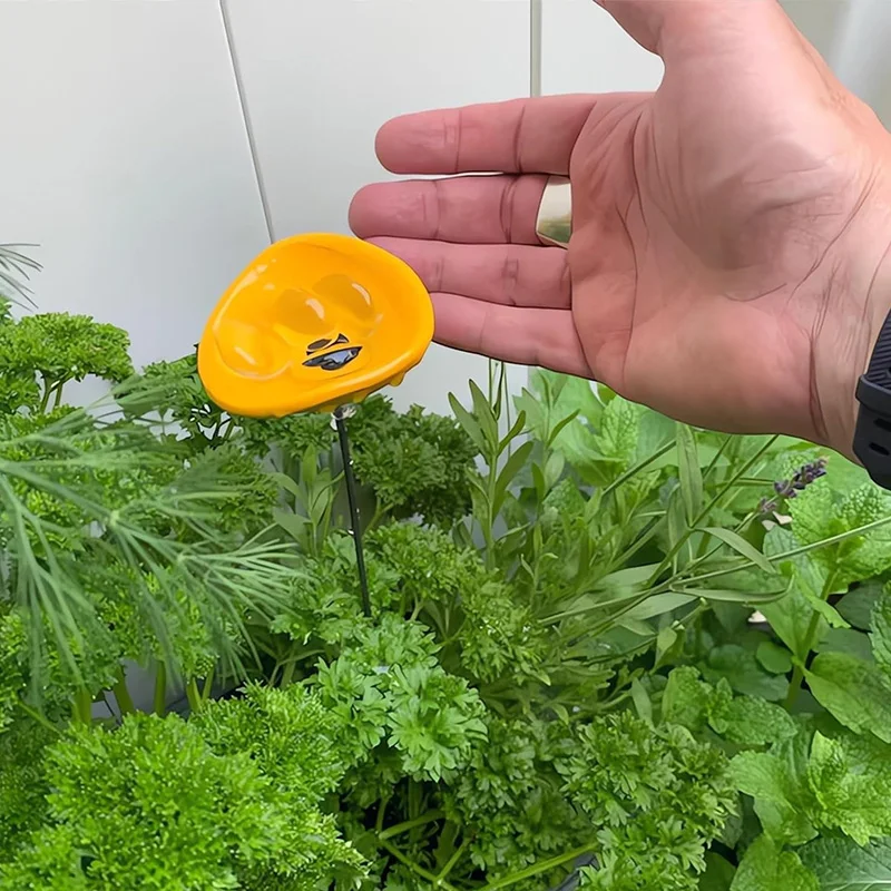 Comedero y bebedero floral para pájaros, loros y periquitos – Accesorios jardín - imagen 5