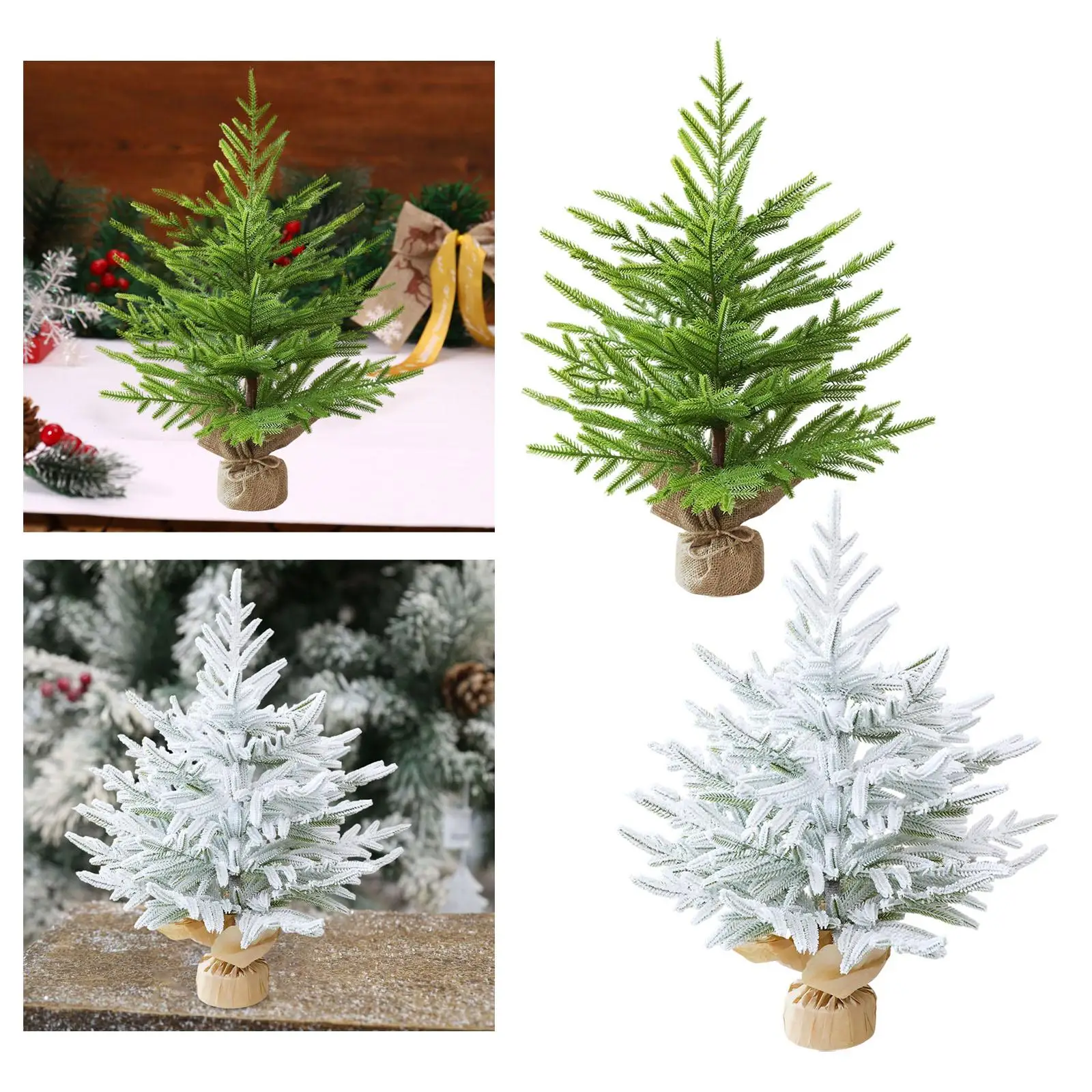 Mini árbol de Navidad para gatos y perros, decoración de mesa