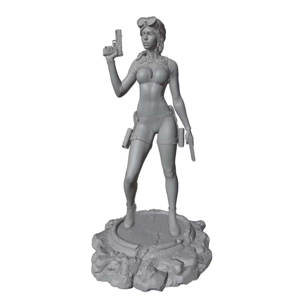Figura resina para gato y perro sin pintar - imagen 5