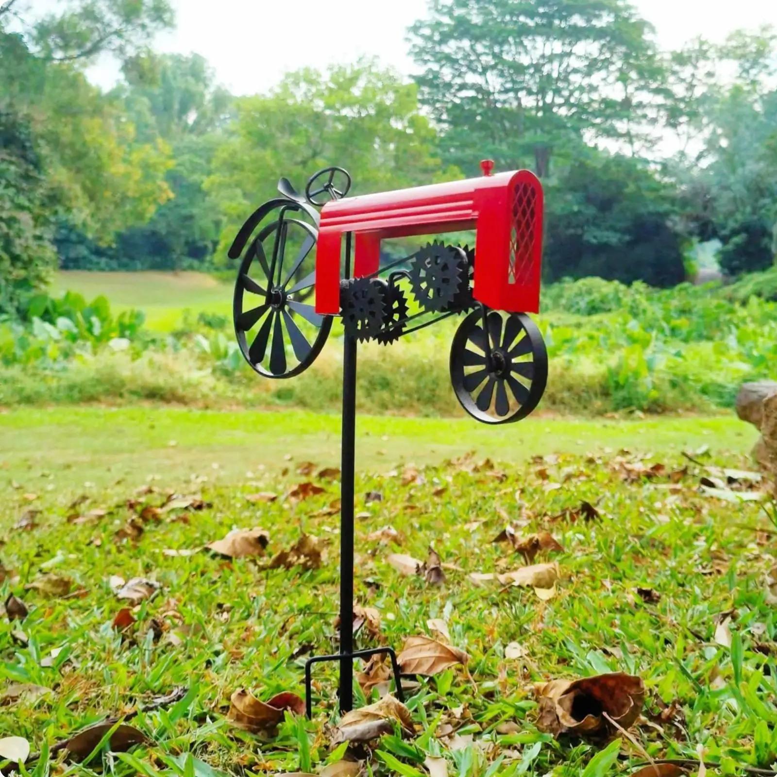 Escultura cinética de metal para jardín – Resistente a la intemperie - imagen 3