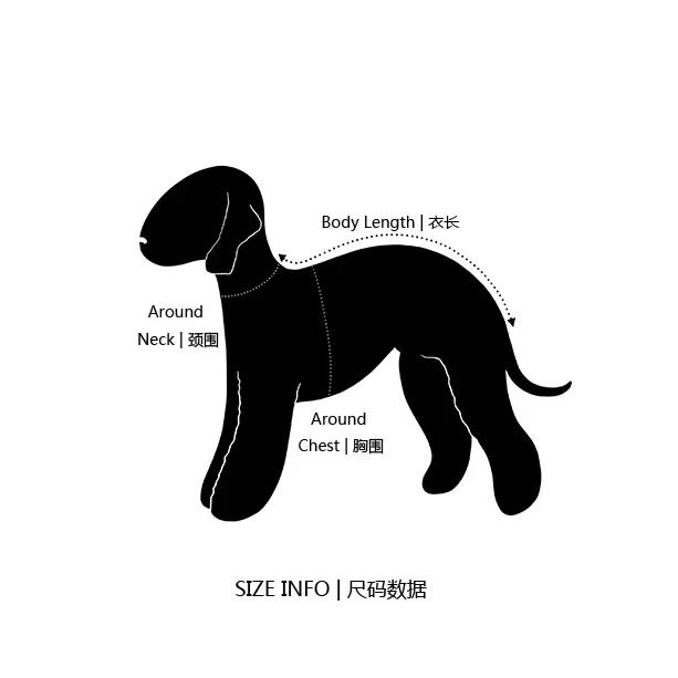 Abrigo impermeable con cuello alto para perro