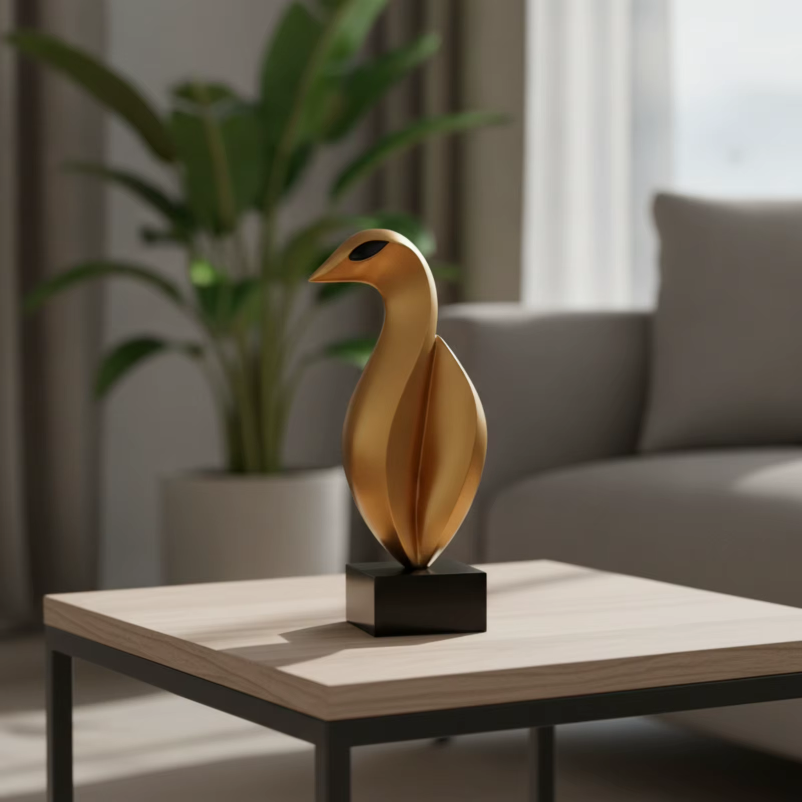 Escultura Decorativa de Pájaro para Mesa – Adorno Elegante para Hogar - imagen 5