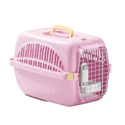 Caja de transporte portátil para gatos y perros pequeños y medianos