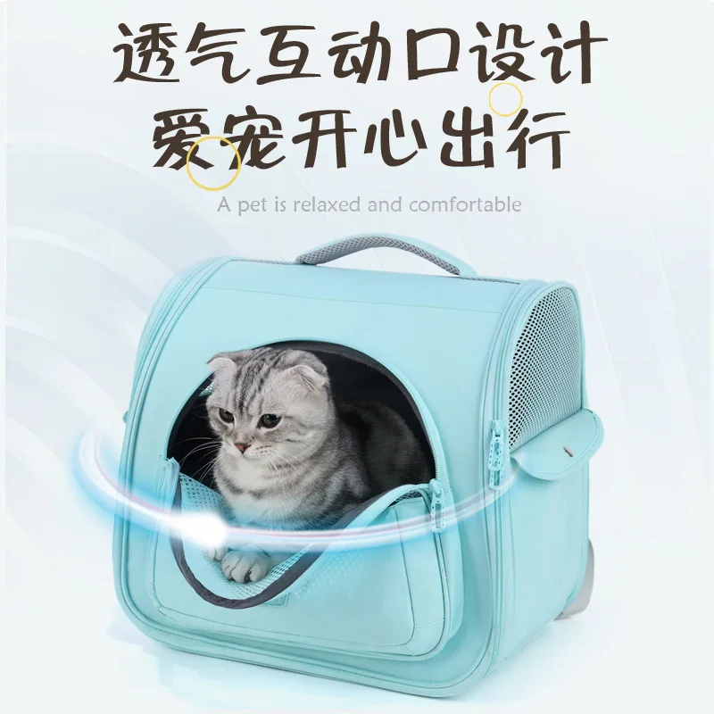 Mochila plegable transpirable para perros pequeños y medianos - imagen 2
