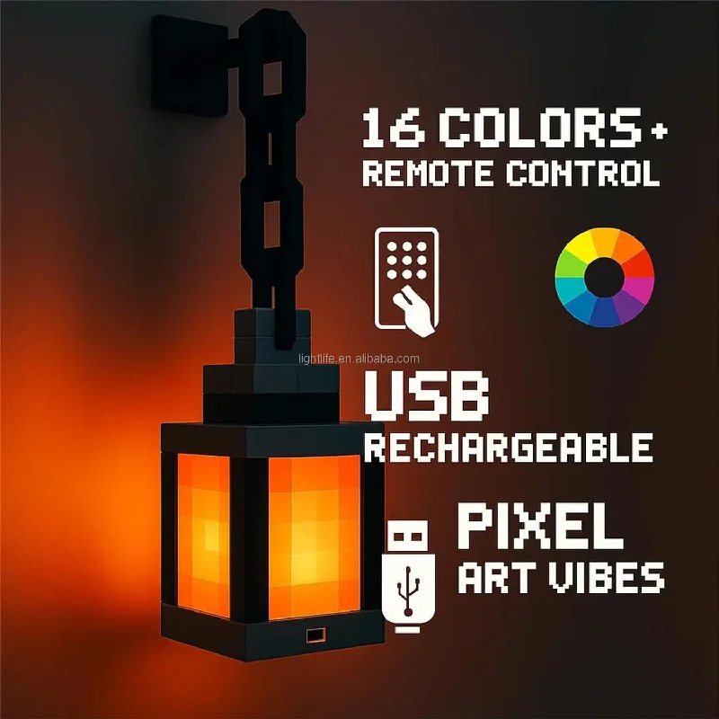 Lámpara de noche portátil para gatos y perros, luces táctiles LED - imagen 3