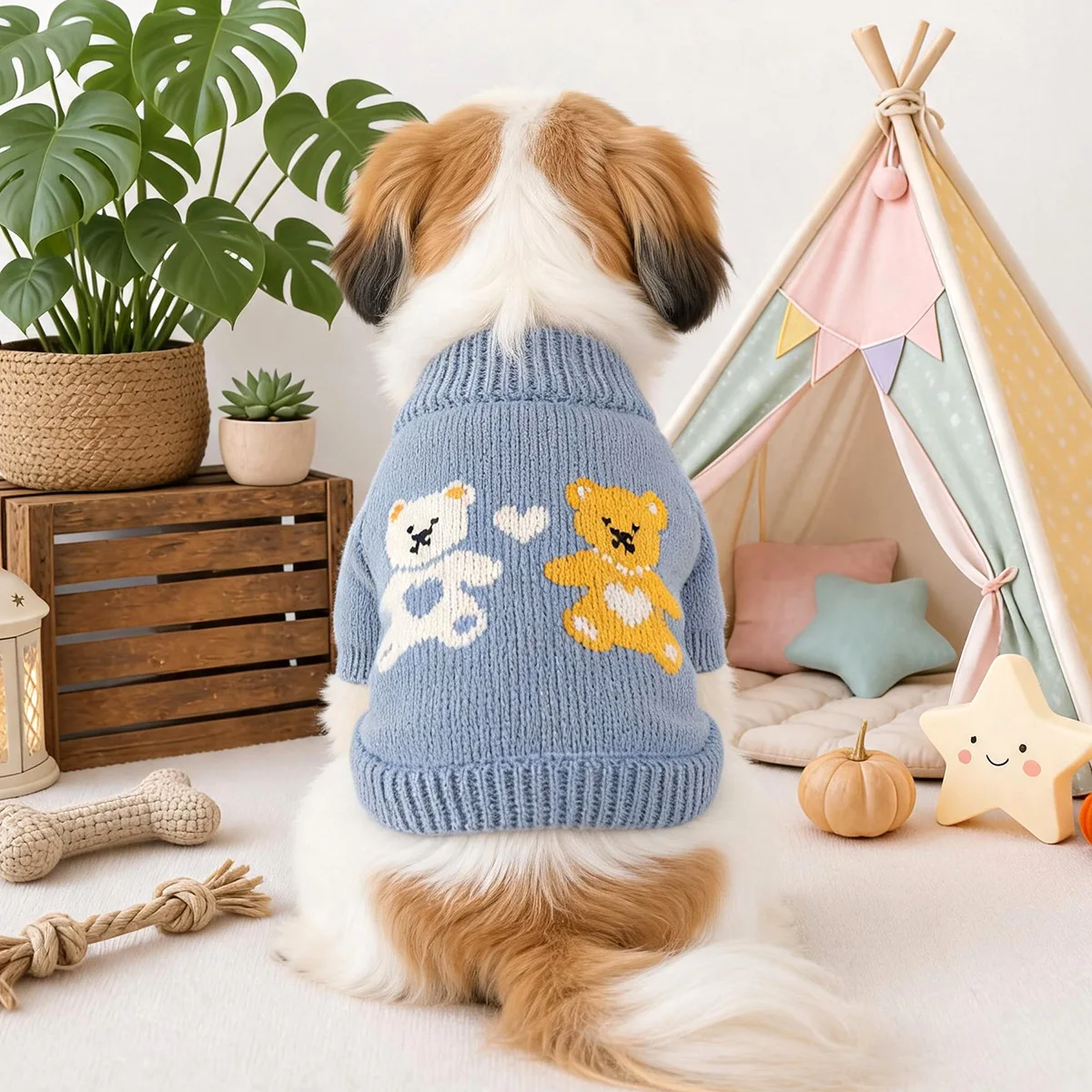 Suéter de Punto para Perros Pequeños y Gatos – Abrigador Otoño/Invierno - imagen 2