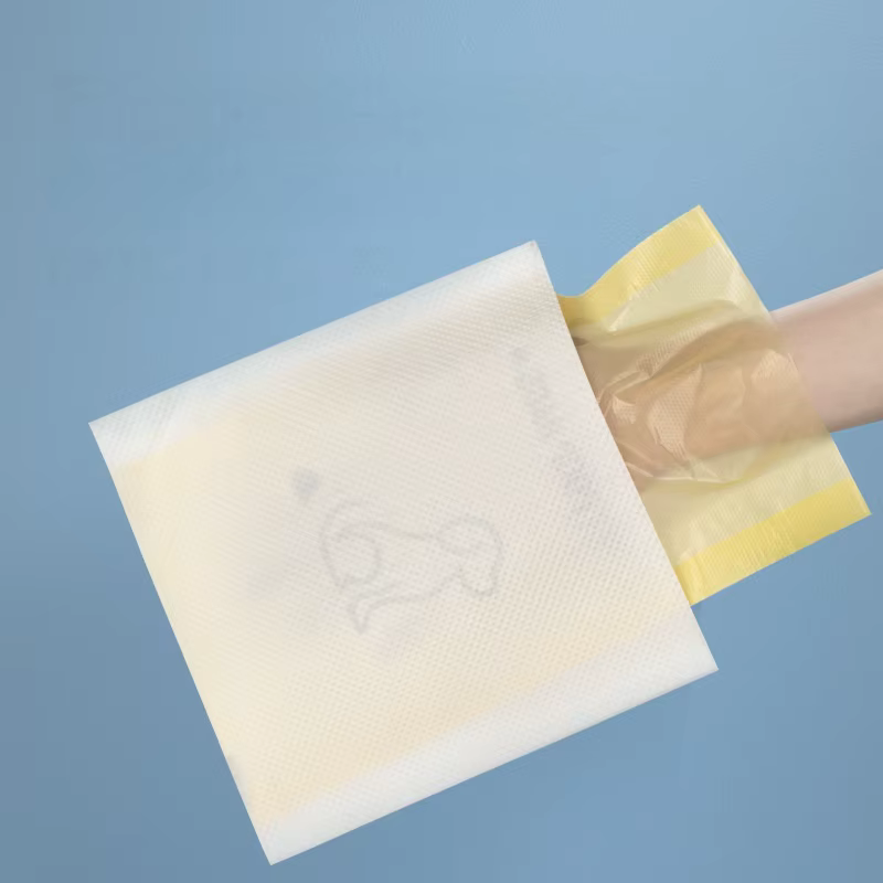 Dispensador bolsas excrementos perro doble capa anti-fugas con soporte - imagen 2