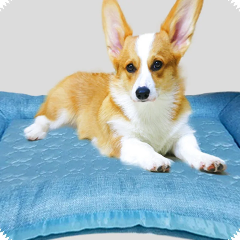 Alfombra refrescante autoenfriable para gatos y perros, lavable - imagen 3