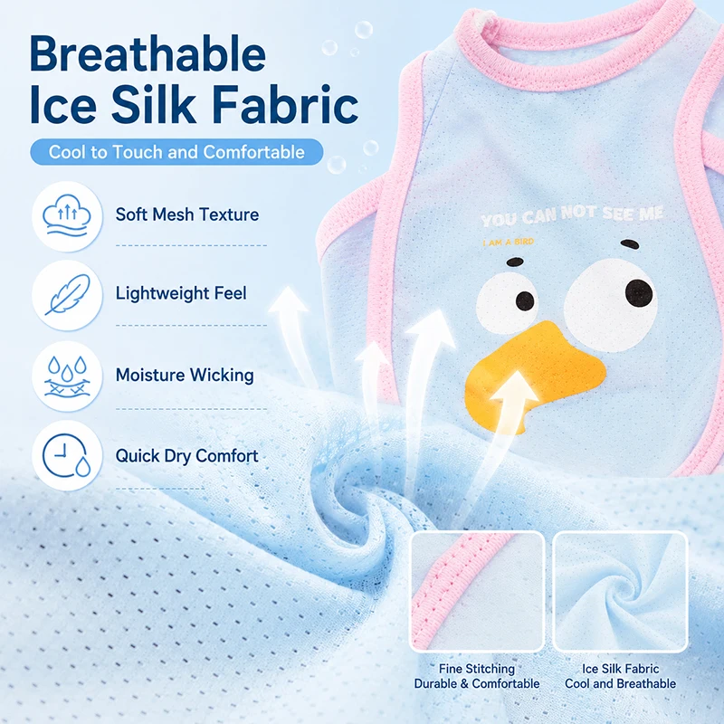 Chaleco refrigerante transpirable para gatos y perros en verano - imagen 4