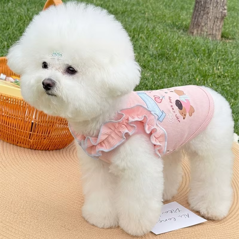 Chaleco de algodón para gatos y perros – Camiseta fresca veraniega - imagen 5