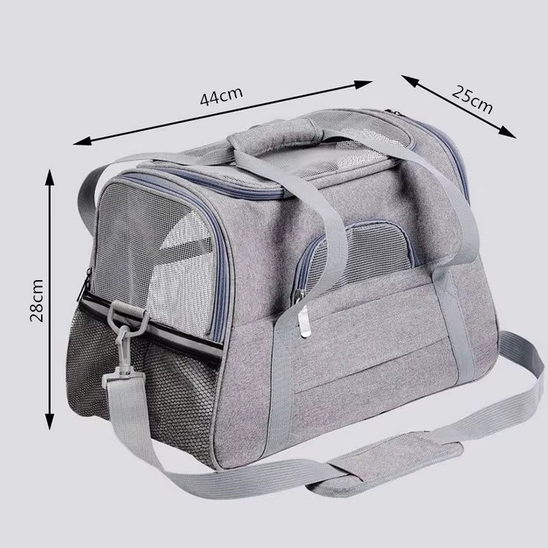 Transportín portátil transpirable para gatos y perros pequeños - imagen 2