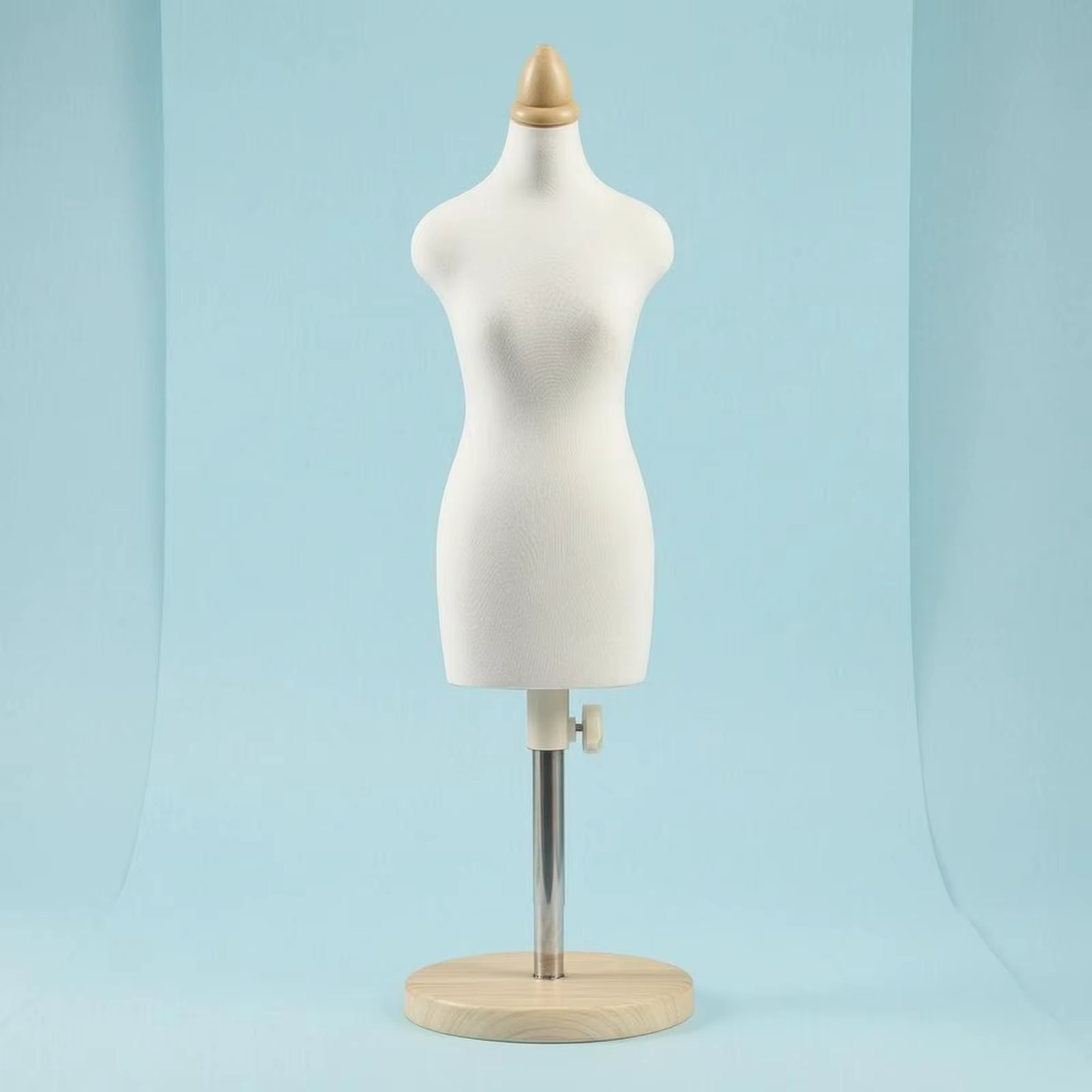 Maniquí de Torso Femenino Ajustable para Costura – Con Líneas Guía - imagen 2