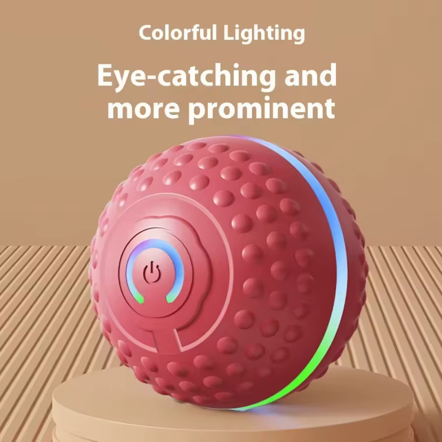 Pelota interactiva automática para perros y gatos, recargable por USB - imagen 5