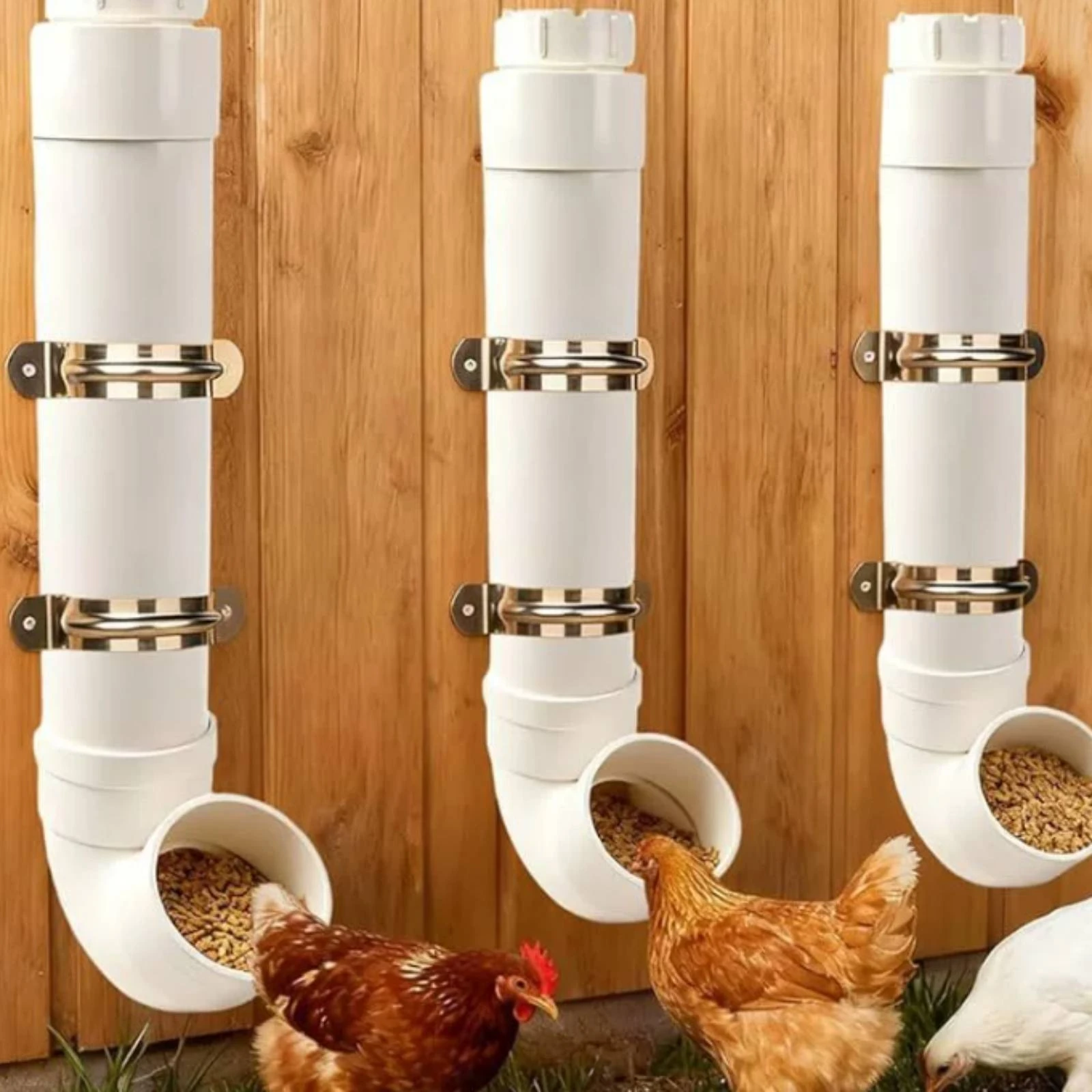 Bebedero automático para pollos de patio – Gran capacidad y fácil instalación