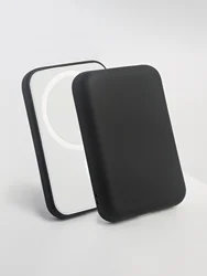 Funda magnética para iPhone con banco de energía y cierre seguro