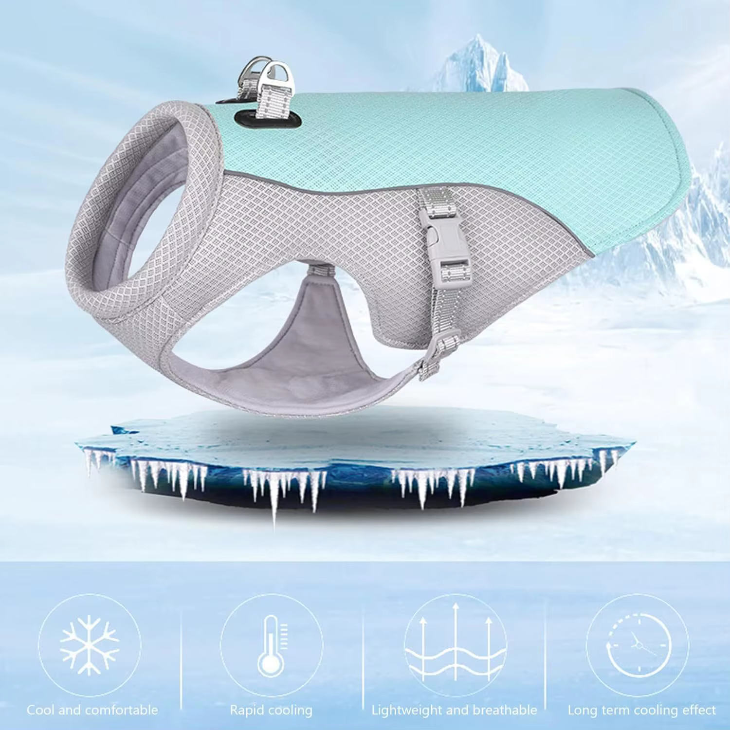 Ropa de verano para perros, manga corta transpirable y ligera - imagen 2