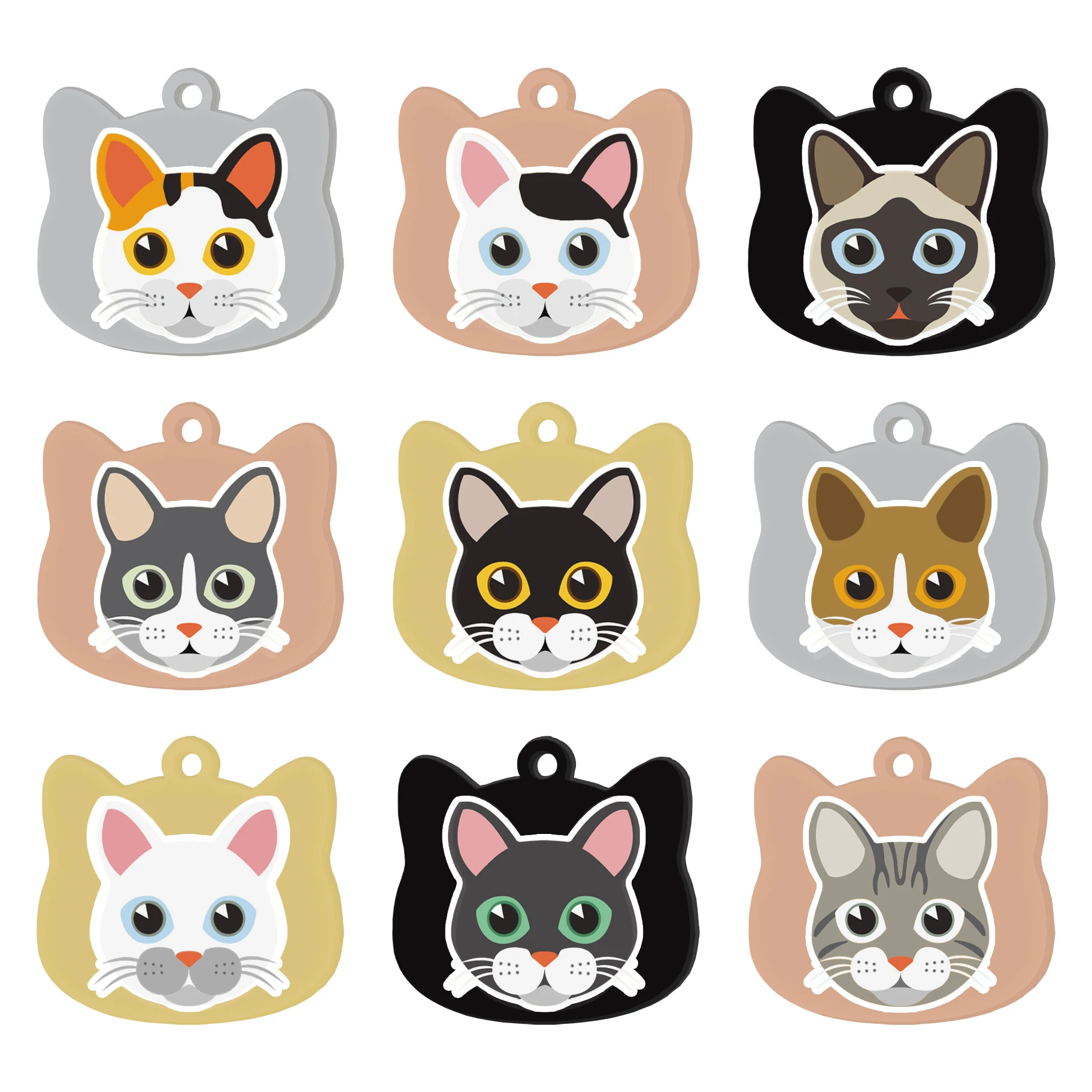 Etiqueta antipérdida para gatos domésticos