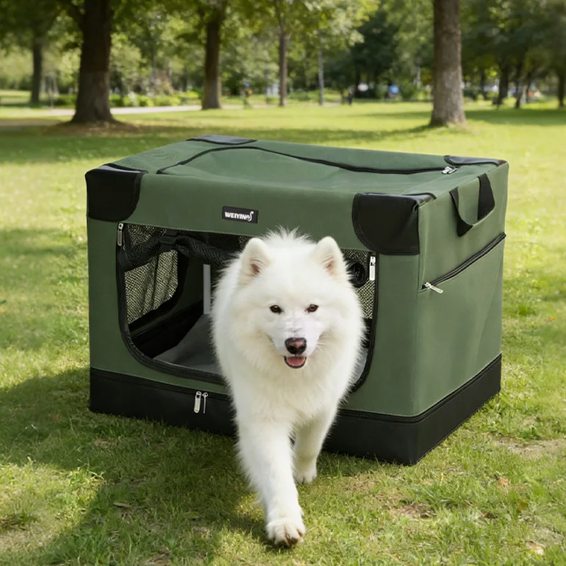 Transportín transpirable para perros grandes y gatos – jaula viaje - imagen 3