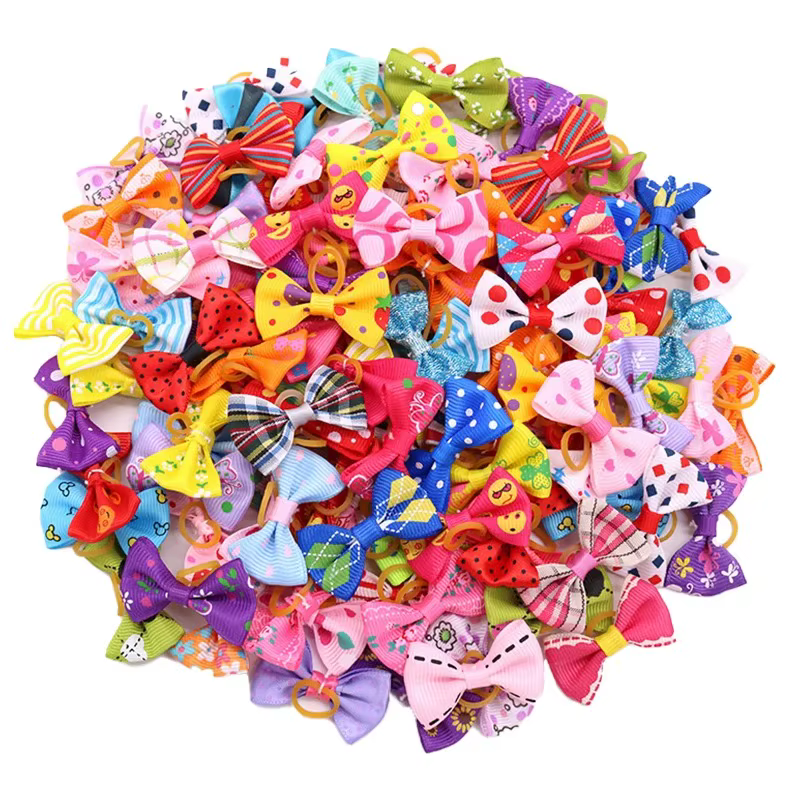 Pack de 20 lazos coloridos para mascotas