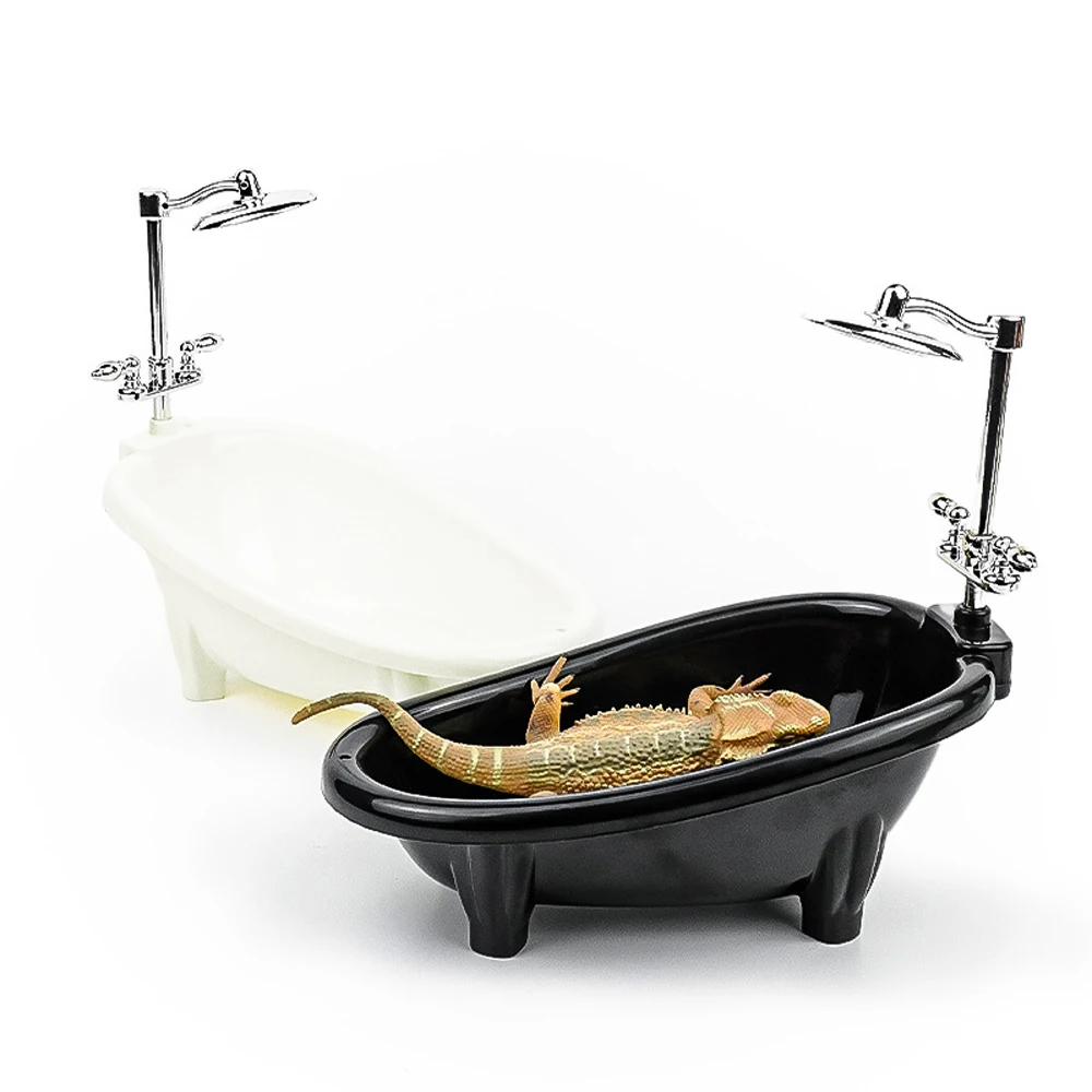 Juguete ducha en miniatura para terrario: hámster y reptiles - imagen 2