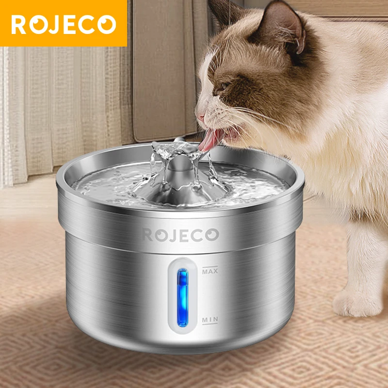 Bebedero automático inteligente acero inoxidable para gatos y perros - imagen 2