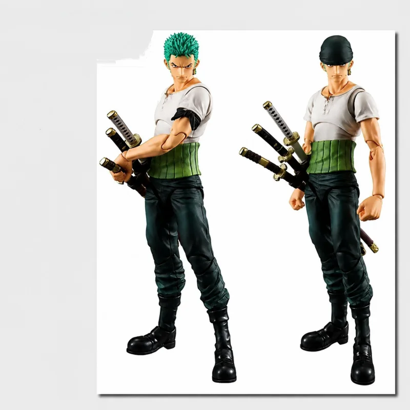 Figura Articulada Roronoa Zoro de One Piece Bandai SHF para Exhibición - imagen 4