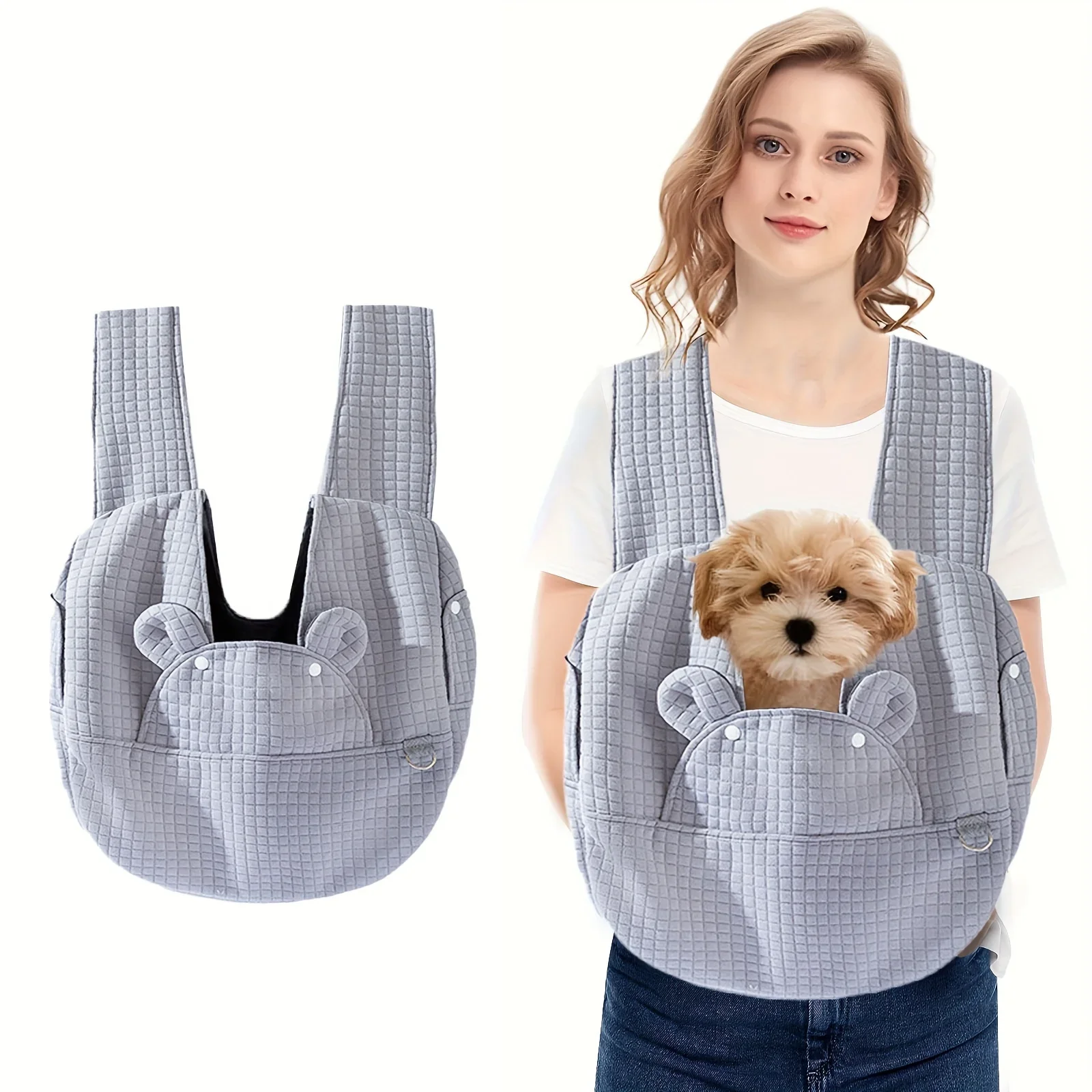 Bolsa de viaje para perros con sistema de hombro ajustable