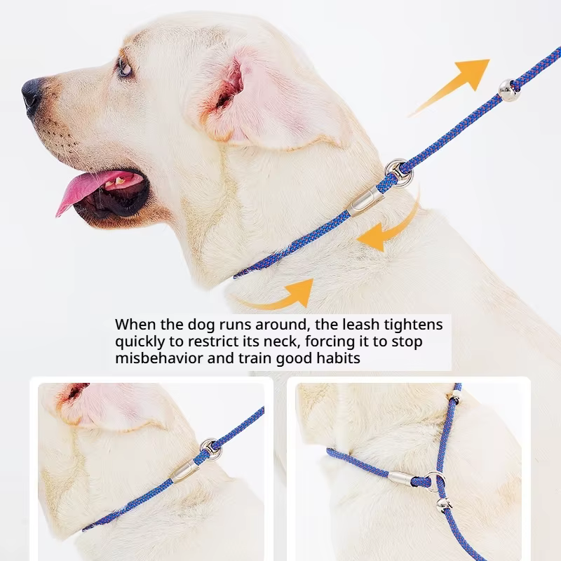 Correa de seguridad 360° para perros: control de tracción suave sin ahogo - imagen 5