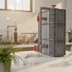 Caja filtro superior para acuarios de agua dulce con tubería
