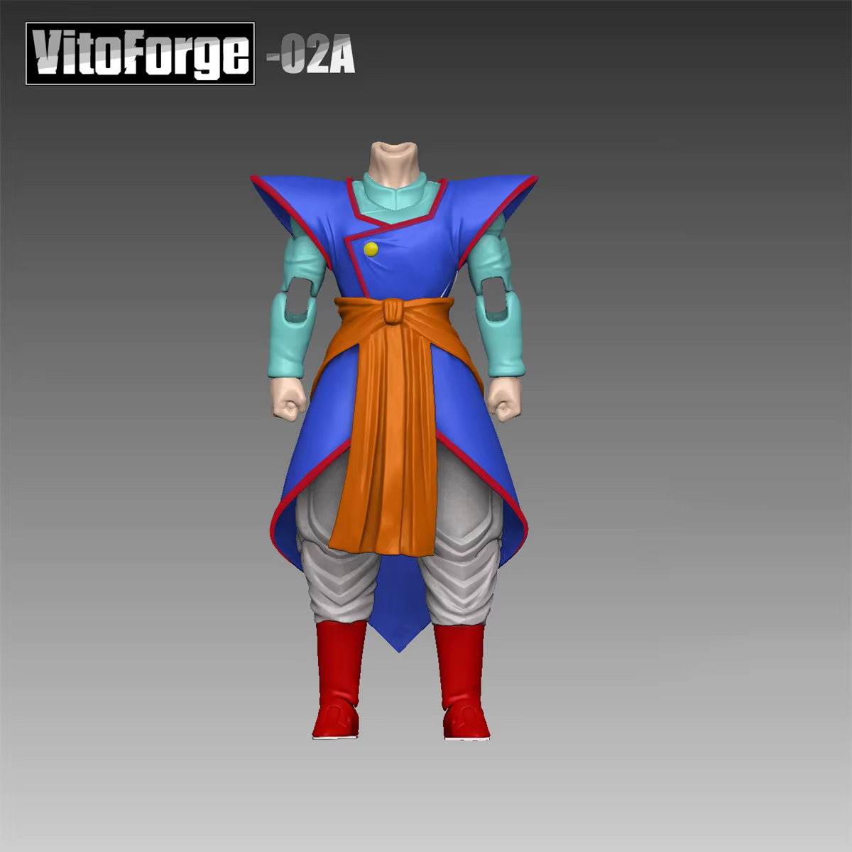 Figura colección Son Gohan Super Saiyan con traje Supreme Kai, DBZ, para estante - imagen 2