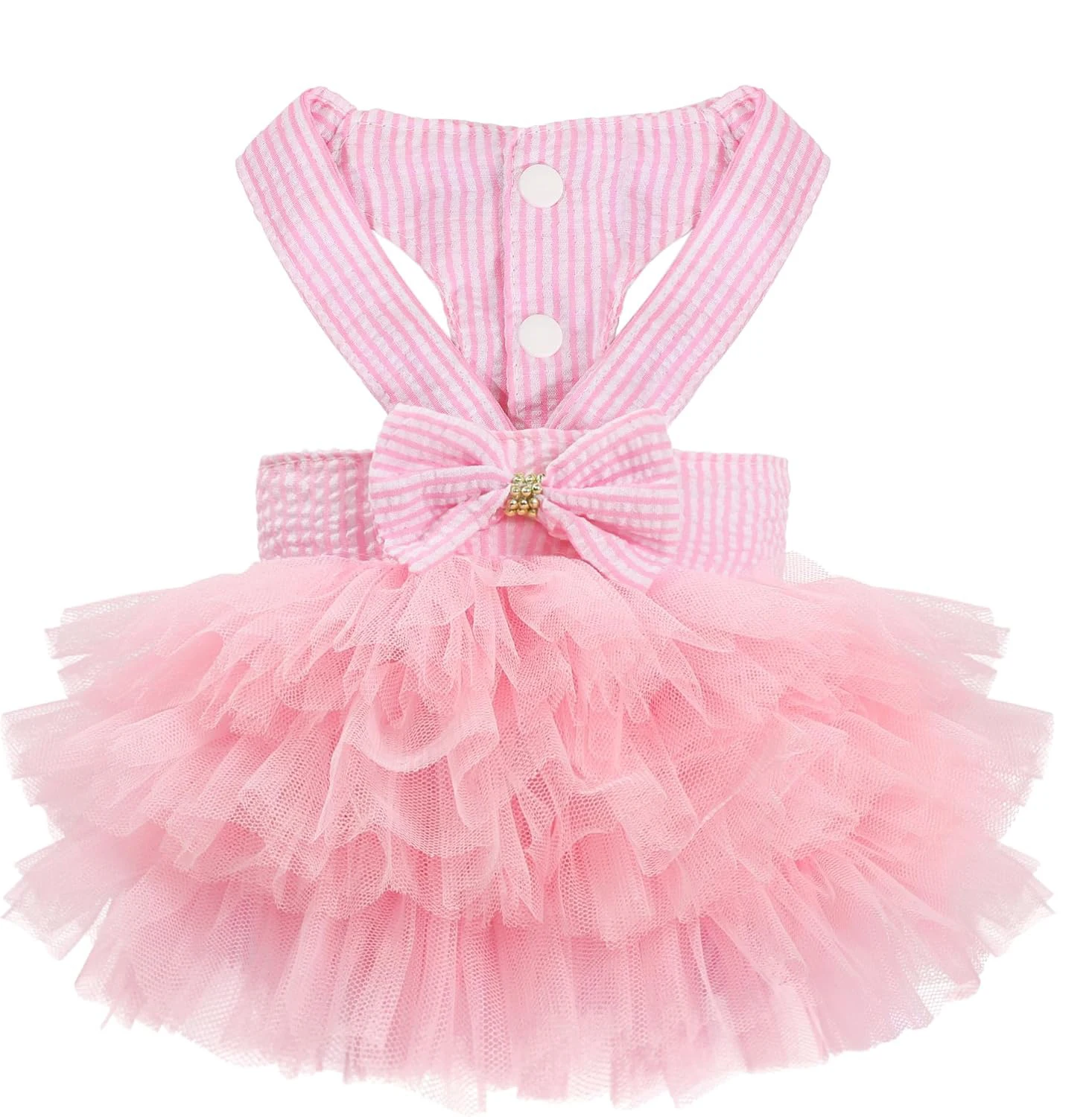 Ropa de princesa con tutú para perros y gatos pequeños, falda lazos - imagen 3