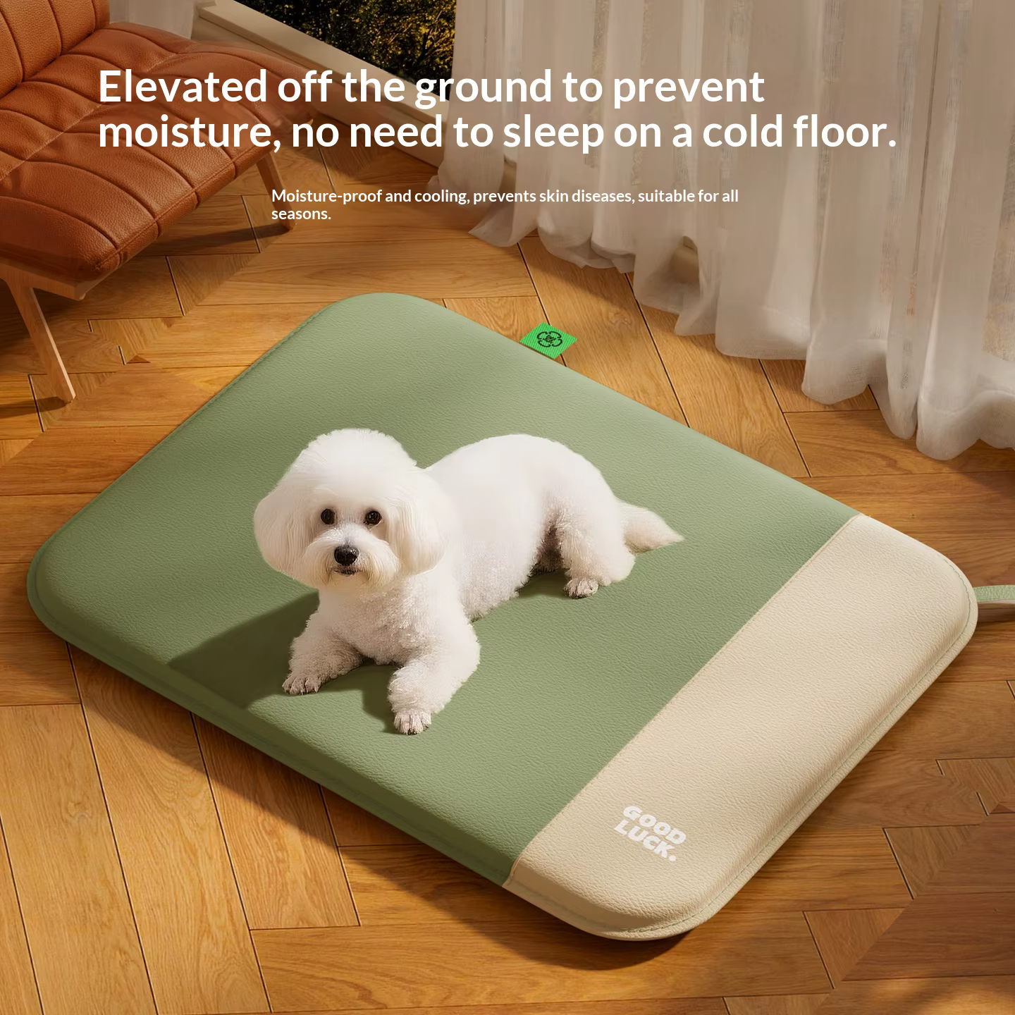 Cama impermeable para perros y gatos – Reversible, desmontable y lavable - imagen 5
