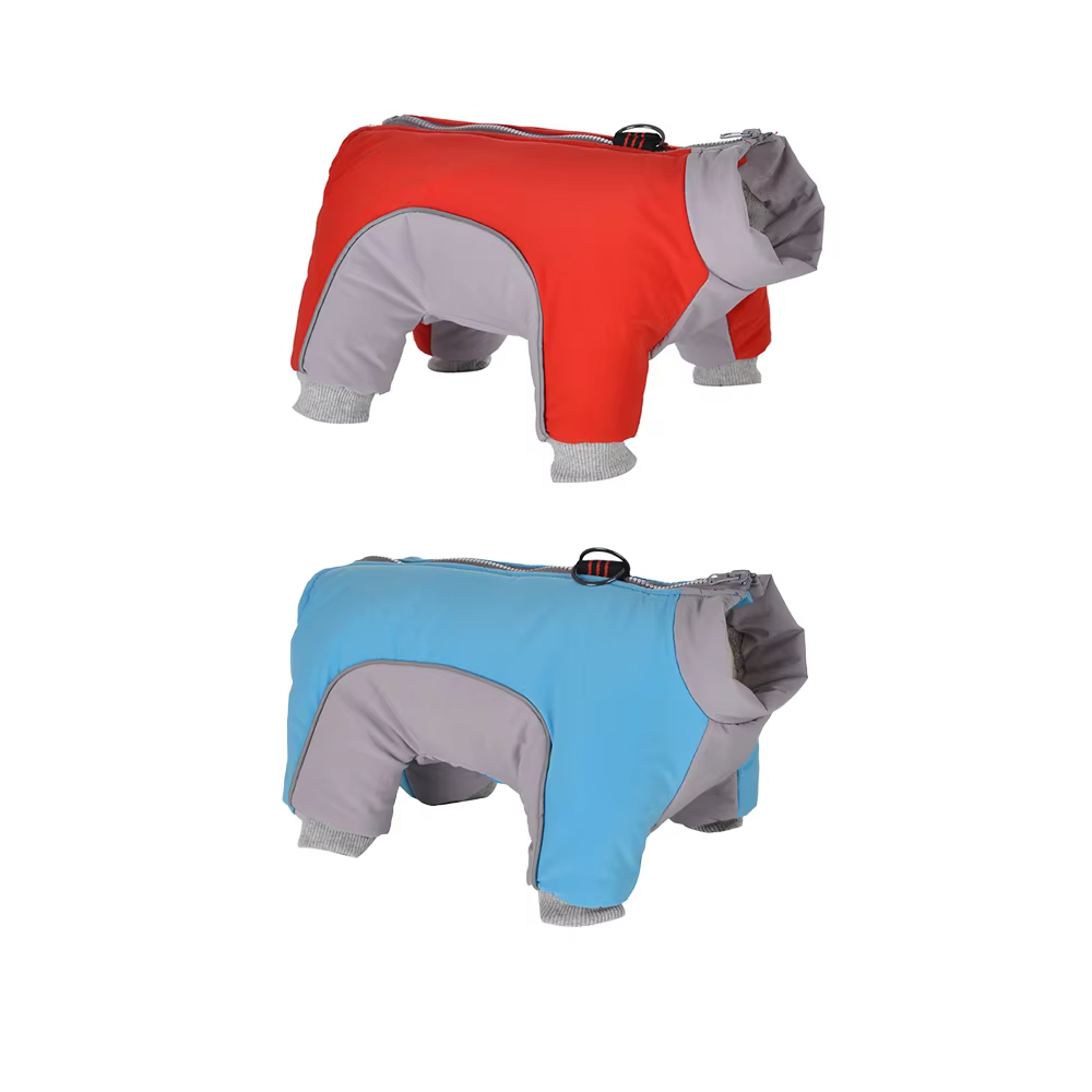 Mono impermeable cortavientos para perros y gatos – Forro polar reflectante - imagen 2