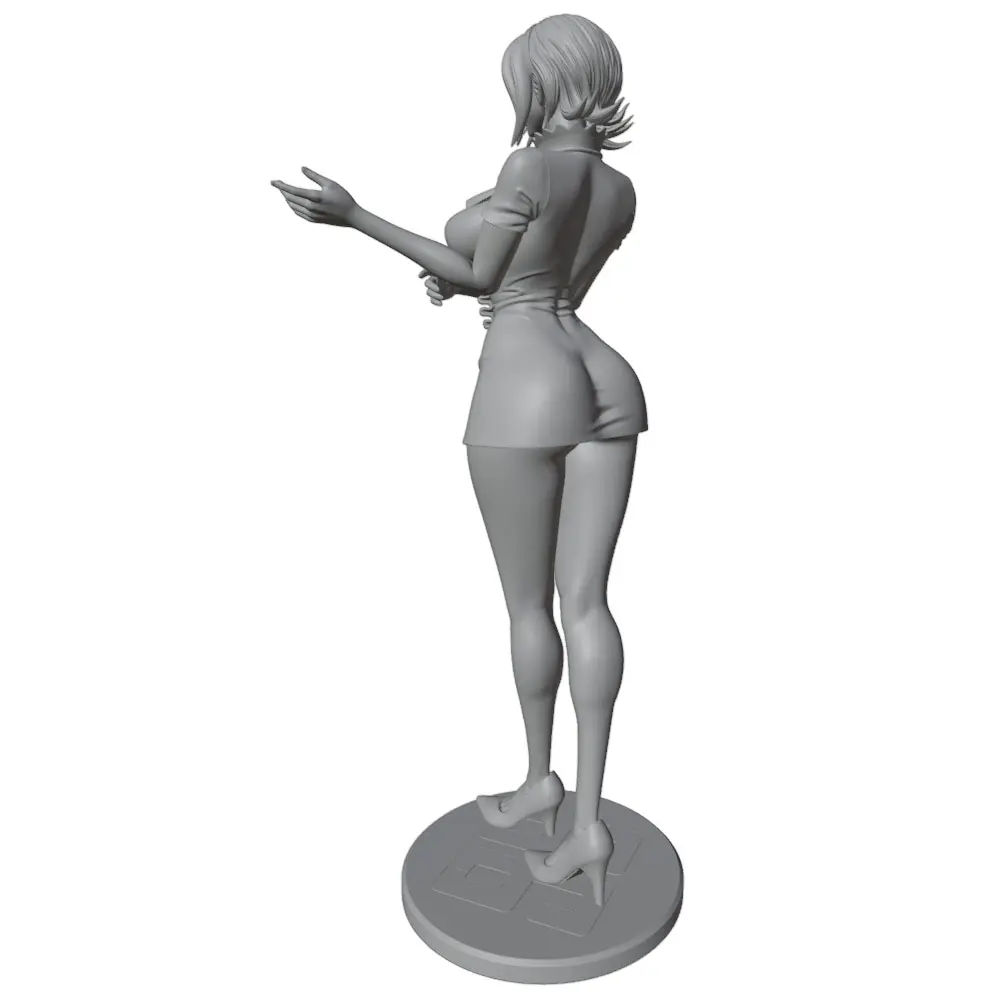 Figura Resina 1/24 Chica Sexy GK – Modelo Sin Pintar ni Ensamblar - imagen 3