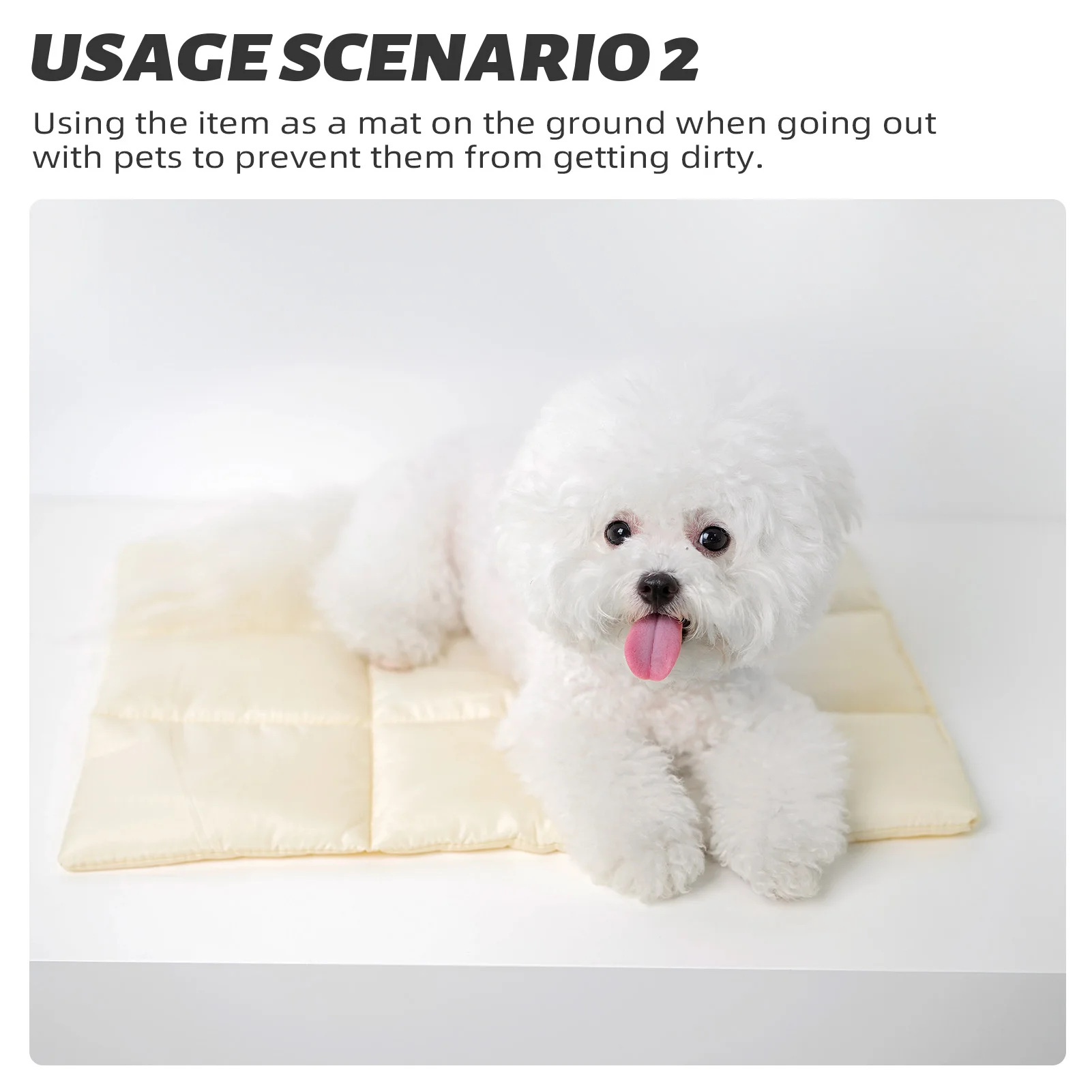 Cama franela para gatos y perros pequeños – Transpirable, cálida y acogedora - imagen 3
