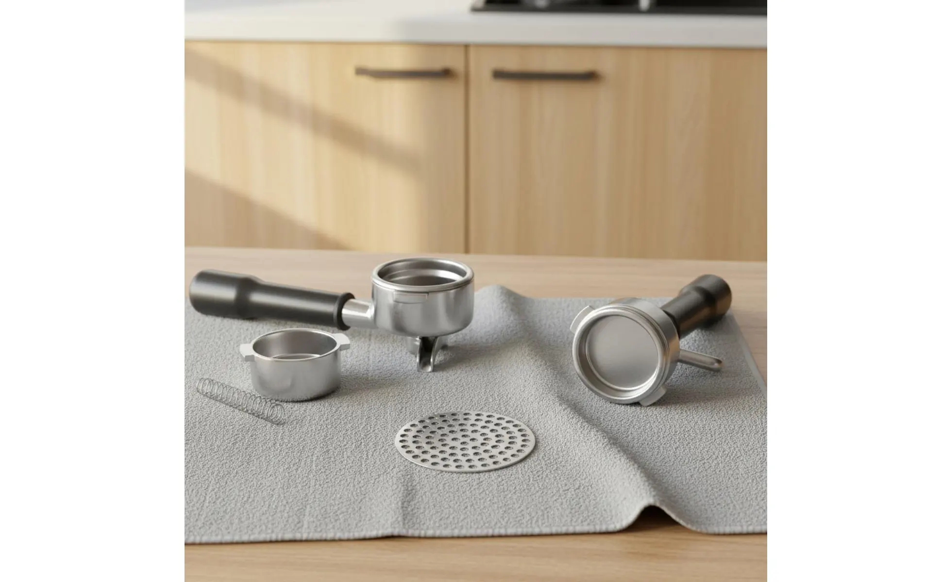 Pantalla de acero inoxidable 316 para espresso