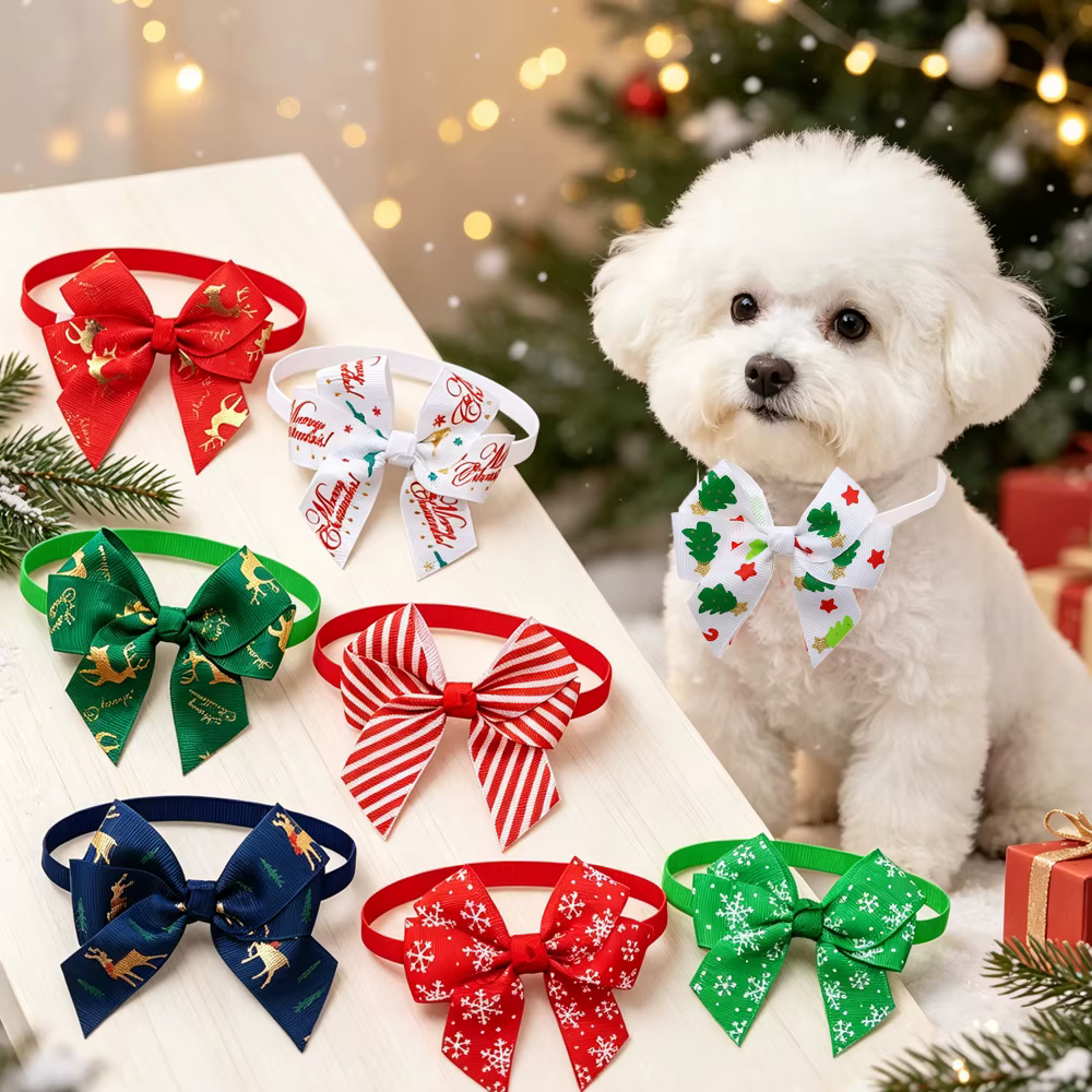 Pack lazos ajustables para perros – Accesorios de invierno y Navidad - imagen 4