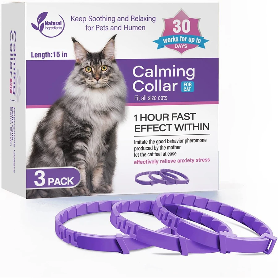 Collar relajante para gatos: alivia ansiedad y protege - imagen 3